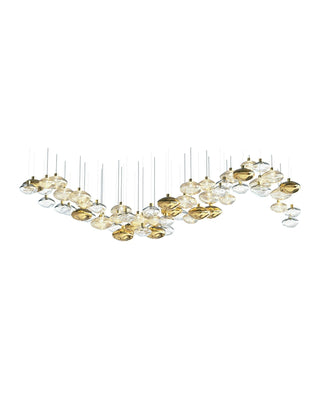 Elmarel Lustre Cristal Flottant Escalier