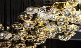 Elmarel Lustre Cristal Flottant Escalier