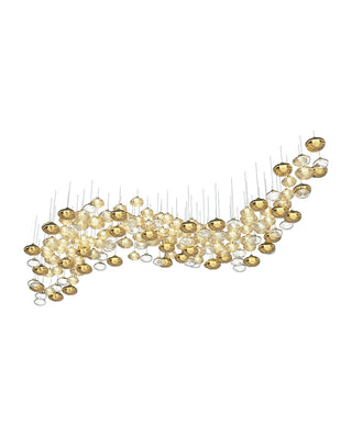Elmarel Lustre Cristal Flottant Escalier