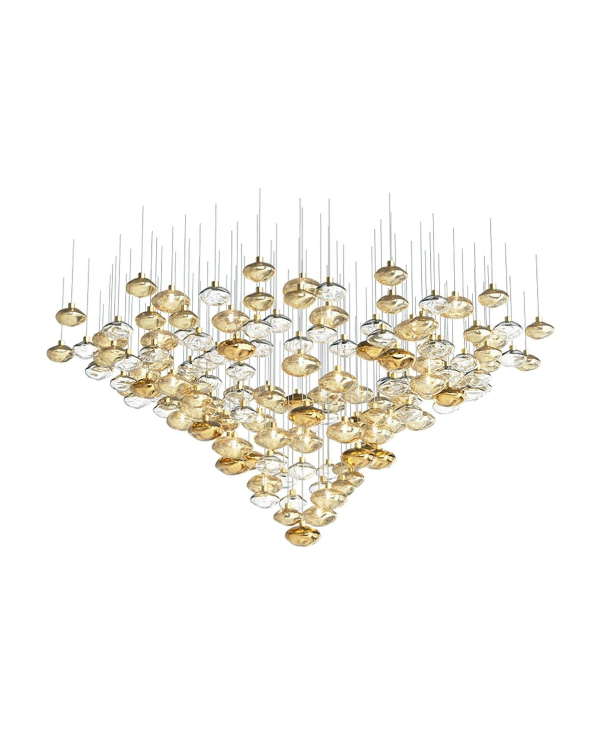Elmarel Lustre Cristal Flottant Escalier