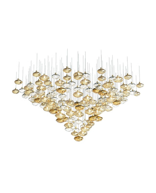 Elmarel Lustre Cristal Flottant Escalier