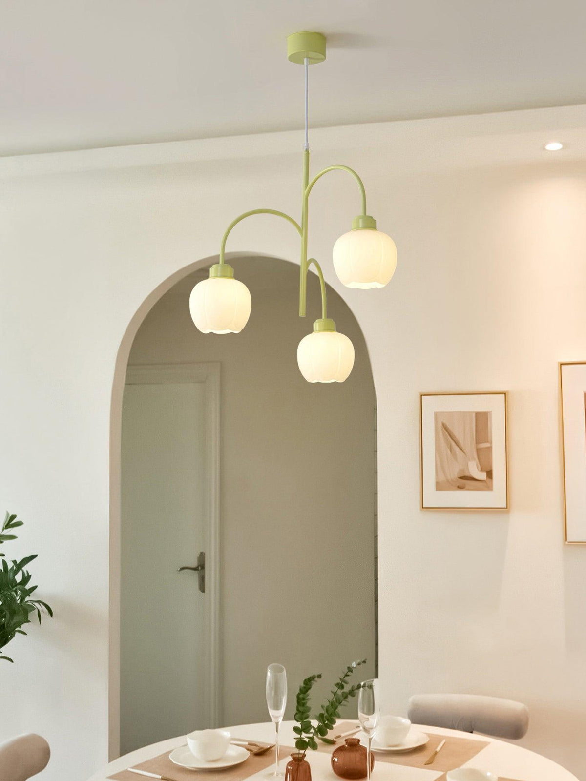 Marivia Lustre Moderne en Forme de Pétales