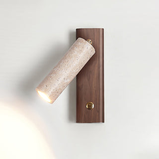 Ornoria Applique Murale Cylindrique en Travertin