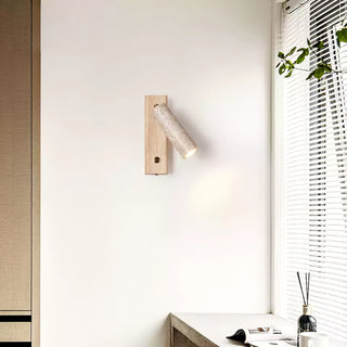 Ornoria Applique Murale Cylindrique en Travertin