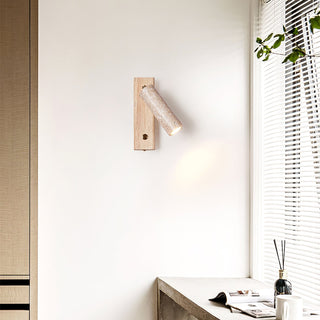 Ornoria Applique Murale Cylindrique en Travertin