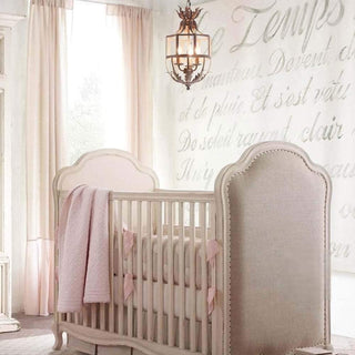 Lustra Lustre Rétro Cage Grise Bougie