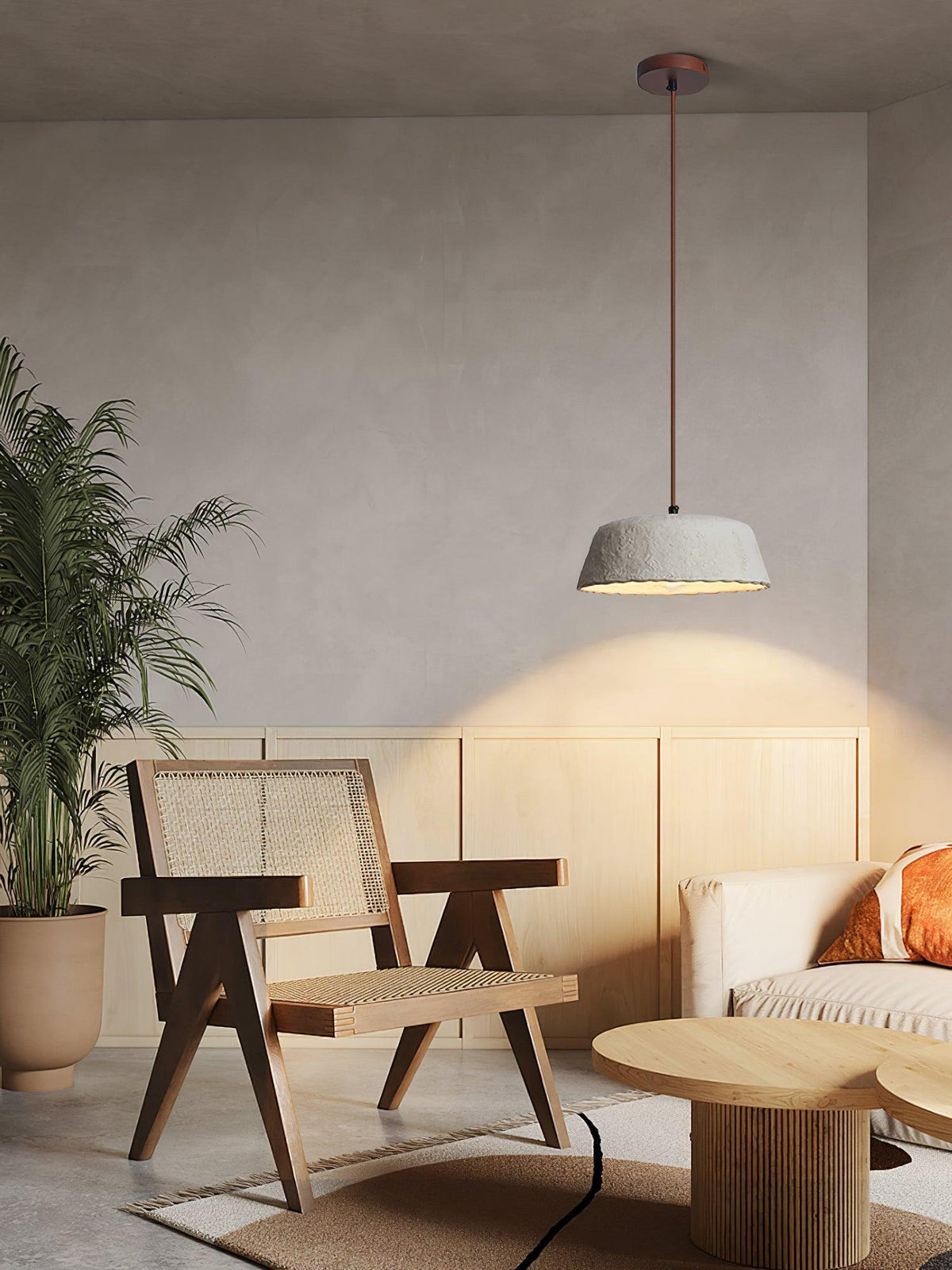Pierre Contemporain Bois Suspension