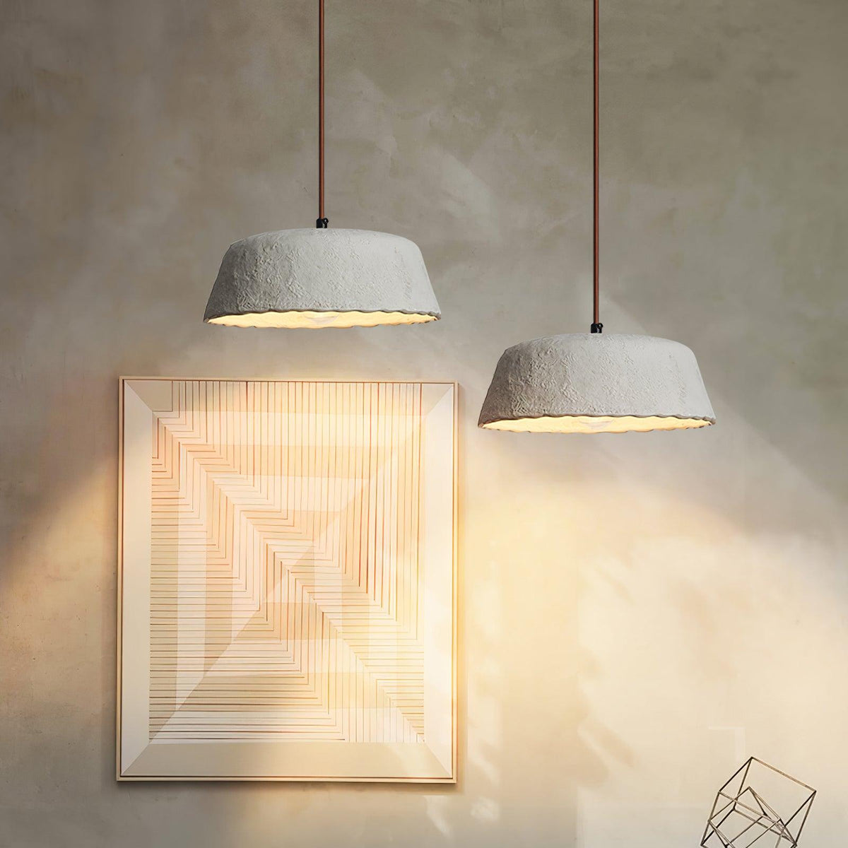 Pierre Contemporain Bois Suspension