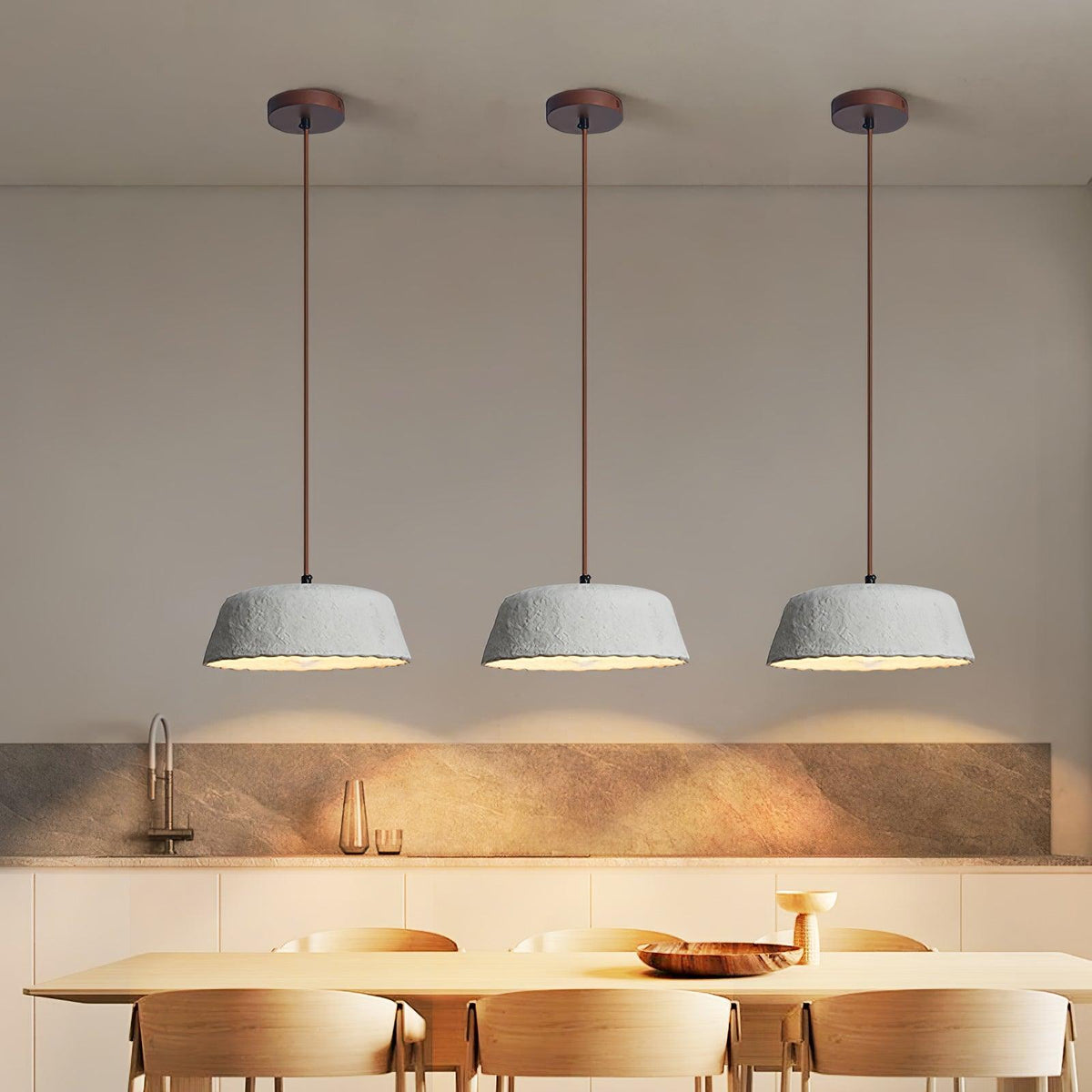 Pierre Contemporain Bois Suspension