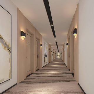 Noirra Applique Murale Élégante en Aluminium