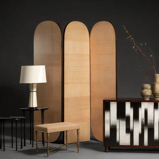 Luxe Leather Table Lamp-Neutral Decor