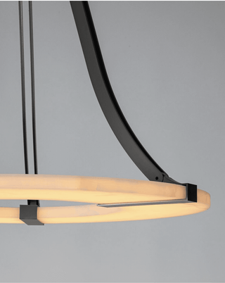 Elirionis Lustre Métal Albâtre Minimaliste Moderne
