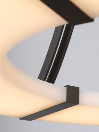 Elirionis Lustre Métal Albâtre Minimaliste Moderne