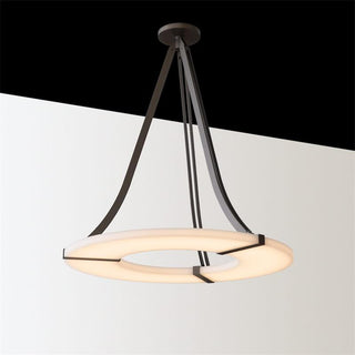 Elirionis Lustre Métal Albâtre Minimaliste Moderne