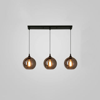 Tevely Suspension Industrielle Chic en Verre