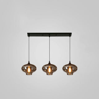 Tevely Suspension Industrielle Chic en Verre