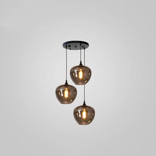 Tevely Suspension Industrielle Chic en Verre