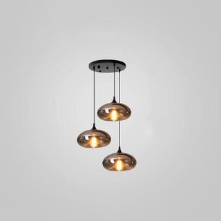 Tevely Suspension Industrielle Chic en Verre