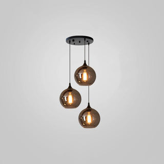 Tevely Suspension Industrielle Chic en Verre