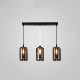 Tevely Suspension Industrielle Chic en Verre