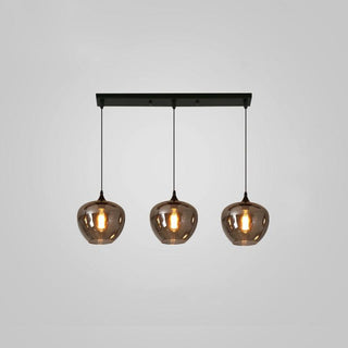 Tevely Suspension Industrielle Chic en Verre