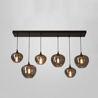 Tevely Suspension Industrielle Chic en Verre