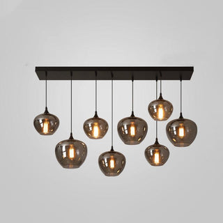 Tevely Suspension Industrielle Chic en Verre