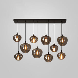 Tevely Suspension Industrielle Chic en Verre