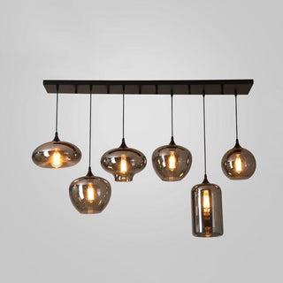 Tevely Suspension Industrielle Chic en Verre