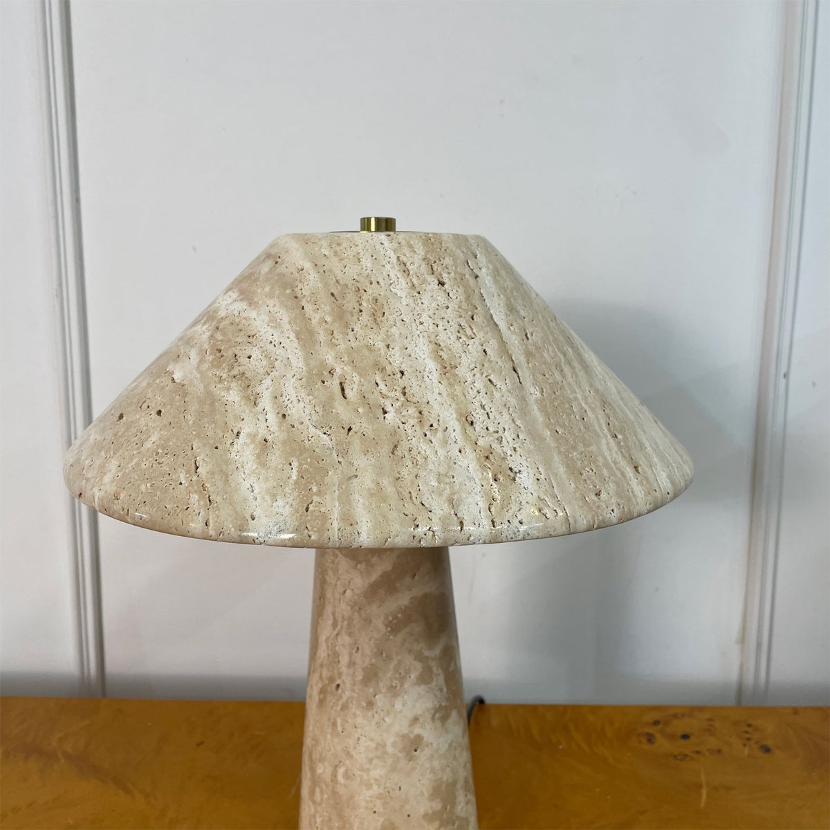 Lifestyle image of the Lydia Table Lamp in a contemporary office space.