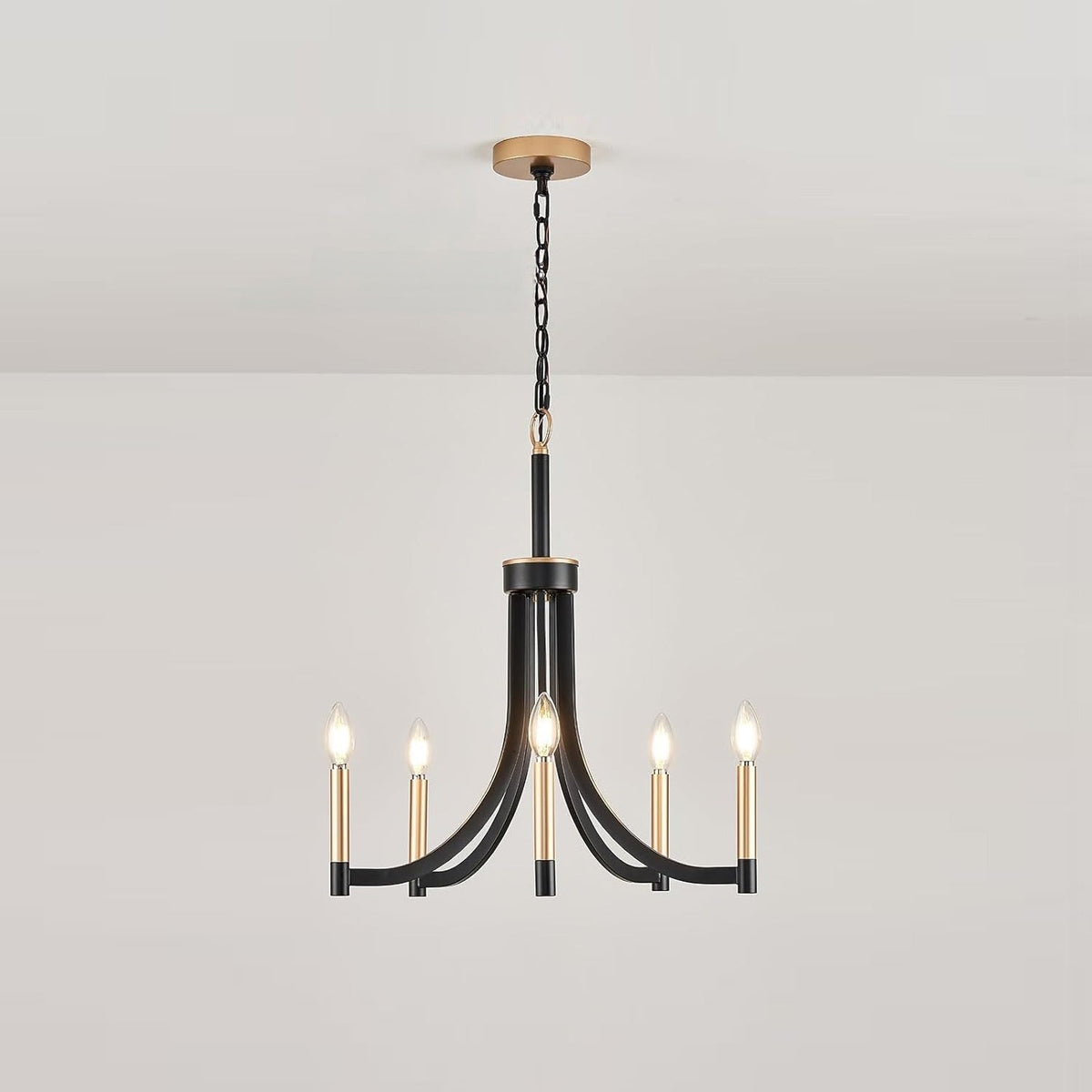 Ceshaora Lustre Laiton Métal Industriel Vintage