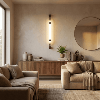 Lyra Alabaster Wall Sconce-Neutral Decor