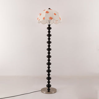 Autumn Lampadaire en Bois Et Tissu Élégante