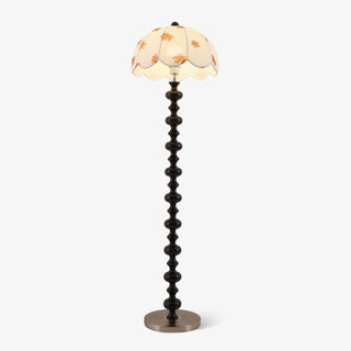 Autumn Lampadaire en Bois Et Tissu Élégante
