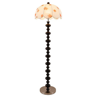 Autumn Lampadaire en Bois Et Tissu Élégante