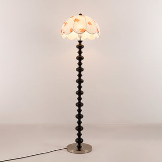 Autumn Lampadaire en Bois Et Tissu Élégante