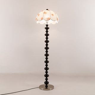 Autumn Lampadaire en Bois Et Tissu Élégante