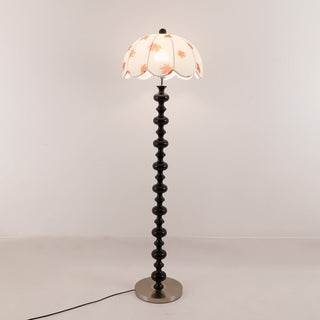 Autumn Lampadaire en Bois Et Tissu Élégante