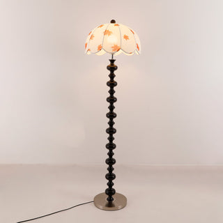 Autumn Lampadaire en Bois Et Tissu Élégante