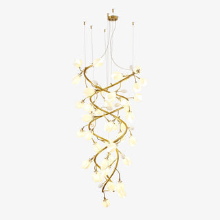 Evene Lustre Spirale Céramique Laiton