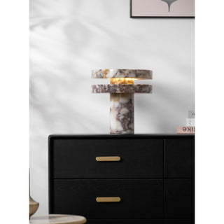 Selerine Lampe de Table en Marbre