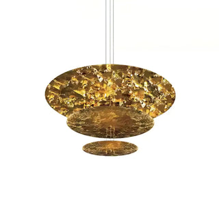 Zathaara Suspension Feuilles Or Étagées