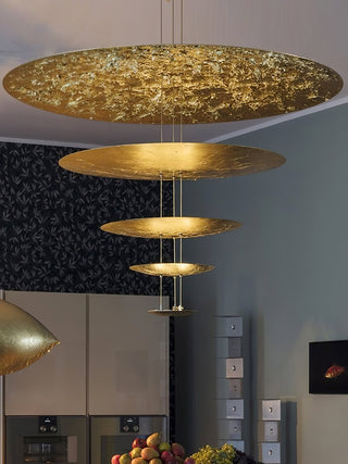 Zathaara Suspension Feuilles Or Étagées