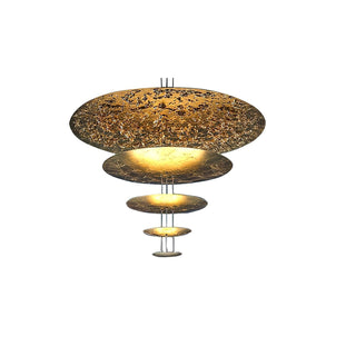 Zathaara Suspension Feuilles Or Étagées