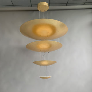 Zathaara Suspension Feuilles Or Étagées