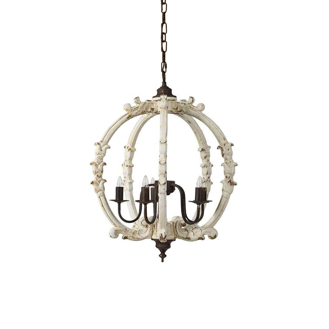 Vathais Suspension Bois Métal Industriel Vintage