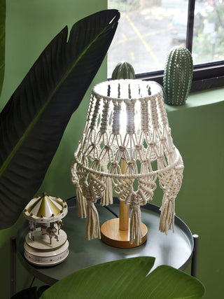 Tassara Lampe de Table en Bois