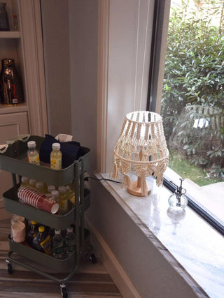 Tassara Lampe de Table en Bois
