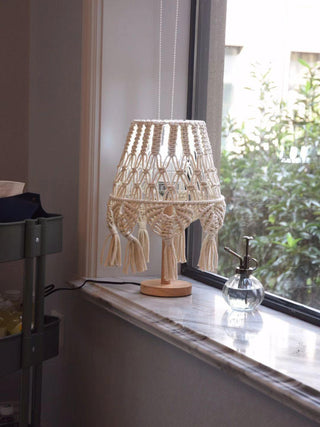 Tassara Lampe de Table en Bois