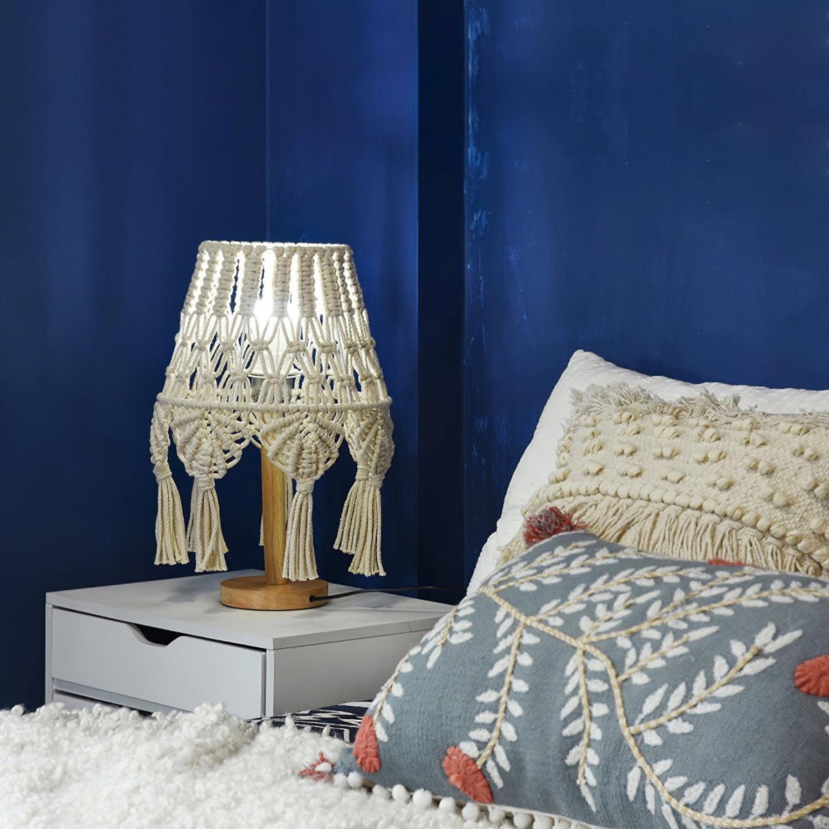 Tassara Lampe de Table en Bois